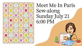 Meet me in Paris: Easy Quilt with Jelly Rolls and Charm Squares **Free Quilt Pattern**