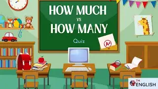 How Much vs. How Many | English Quiz | ESL Beginner Grammar Practice