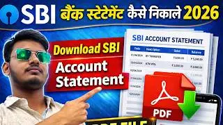 SBI bank statement kaise nikale 2026 | sbi bank statement pdf download | sbi statement download 2026