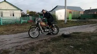 Учимся стантить на Иж Планета 5 типа ПЛАХАРИК