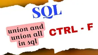 UNION and UNION ALL in SQL |||| SQL Tutorial for beginners in Tamil #sqlforbeginners #sqlbasic #sql