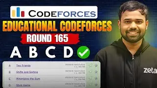 A,B,C,D | Educational Codeforces Round 165 | Shop Game | Minimizing the Sum | Shifts and Sorting