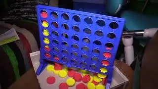 Hasbro Connect 4 Grid Board Game unpack