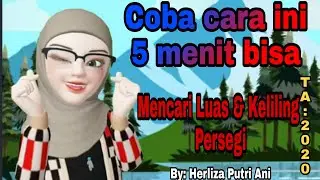 matematika kelas 4 | cara mencari keliling dan luas persegi