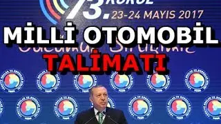 Cumhurbaşkanı Erdoğan Yerli Otomobilin Talimatını Verdi
