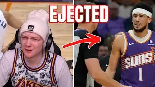 Devin Booker Ejected for WHAT? Reacting to Suns vs Pistons!