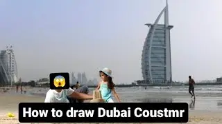 How to draw Dubai Coustmr｜Art by baba ki Princess