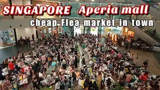 SINGAPORE BIGGEST FLEA MARKET IN TOWN IS SO CHEAP @APERIA MALL VISIT | A LOOK AT LUGGAGE MARKET