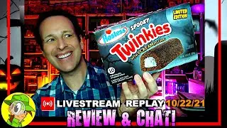Hostess® SPOOKY TWINKIES™ 2021 Review 😱🍫🧁 Livestream Replay 10.22.21 | Peep THIS Out! 🕵️‍♂️