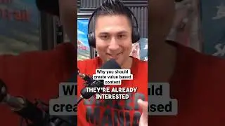 Why you should create value based content #podcast #jordanjmendoza #shorts #shortvideo #shortsviral