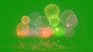 Green Screen Fireworks Animation Effect Chromakey Overlay Футаж Фейерверк 2 Эффект хромакей