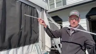 Camper roof safety support trick
