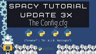 How to Create a Config.cfg File in spaCy 3x for Named Entity Recognition (NER)