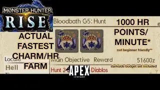 Monster Hunter Rise - Fastest Charm/HR Farm [OBSOLETE]