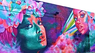 Wynwood Art District, Miami Florida |  Street Artist, Colorful Murals, Wynwood Walls Outdoor Museum