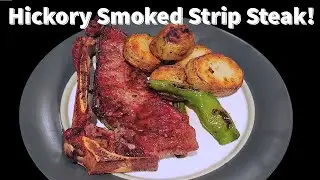 Griddle Seared Smoked Strip Steak