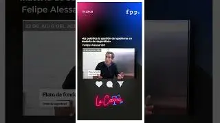 «Es patética la gestión del gobierno en materia de seguridad» Felipe Alessandri en La Cocina