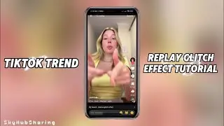 Replay dance glitch effect tutorial ၊TikTok trend Stuck frame effect