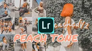 HOW TO EDIT PEACH FILTER TONE USING LIGHTROOM CC | ediliethug free LR preset tutorial