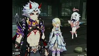 Arataki Itto story quest cutscene || Genshin Impact (SPOILER WARNING)