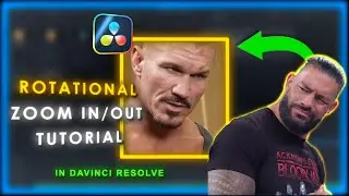 Rotational Zoom In/Out Effect Tutorial in Davinci Resolve | SRKL EDITS
