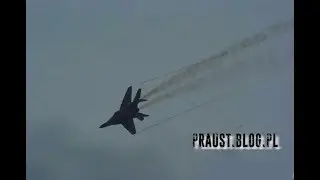 Przelot Mig 29 na pokazach w Pruszczu Gdańskim 2017