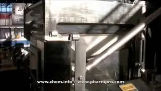 Lift-&-Seal Container Discharger at Pack Expo 2010, Chicago, IL