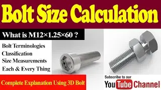 How to Calculate Bolt Size | Metric Bolt Specification and Size Calculation