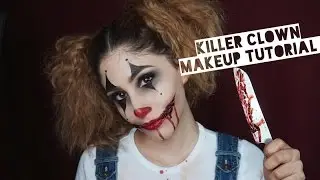 Killer Clown Makeup Tutorial | How To Create Cut Mouth