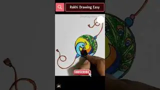 Rakhi drawing easy and beautiful | Rakhi drawing | Rakshabandhan drawing |  