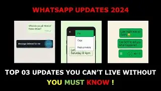 Whatsapp Hacks 2024 | Best 3 tricks you didn't know about
