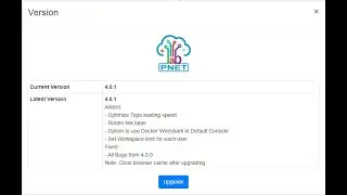 How to upgrade PNET and download all images you want to use for your lab.