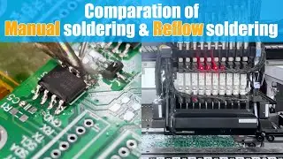Is PCBA soldering better done by manual soldering or reflow soldering