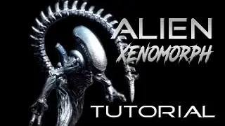 AVP The hunt Begins Infant alien painting tutorial