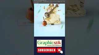 Saraswati puja || Vasant Panchami Poster || Photoshop Tutorial #graphicstik