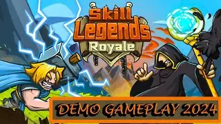 Skill Legends Royale - Demo Gameplay Video 2024 (PC) - Auto Battler/Roguelike/Indie/PVP - Full Match