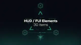 HUD Vol.1 - After Effects detailed Head Up Elements Pack