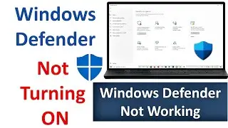 windows defender is not turning on | windows defender not working | windows defender turned on