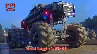 Ford Dually Monster Truck Tugs Two Mega Trucks at Brick's