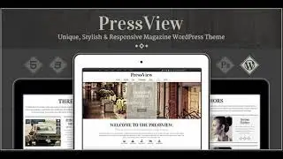 PressView - Vintage and Stylish WordPress Theme | Themeforest Website Templates and Themes
