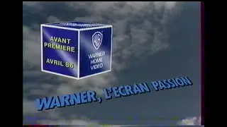 Promo VHS Warner Home Vidéo:  Avril 1988 VF