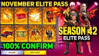 November elite pass free fire 2021 || free fire new november elite pass full review ||