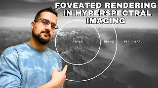 Foveated Rendering in Hyperspectral Imaging