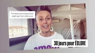 Joyeux défi 30 jours pour ECLORE