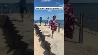 Beach Side Gwogwogwongwo Challenge 🤣#gwogwogwongwo #funny #shorts #9janews
