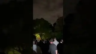 Look how many people are leaving the area