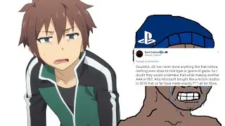 console fanboy say something stupid again