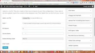WordPress CSV 2 POST - Create new data source by uploading .csv