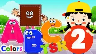 Learn ABC Phonics Shapes Numbers Colors | Preschool Learning Videos For 3 Year Olds | #kidsvideos