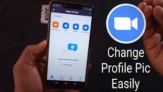 How To Change Profile Pic in Zoom App || ZOOM APP PROFILE PICTURE CHANGE